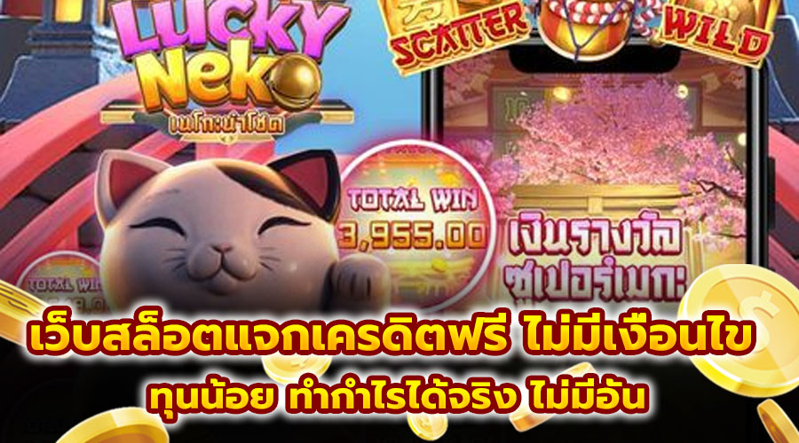 เว็บสล็อตแจกเครดิตฟรี ไม่มีเงื่อนไข